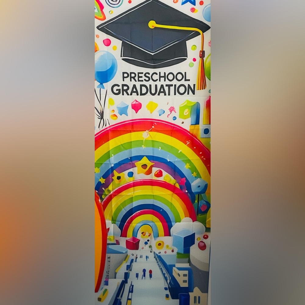 Colorful Rainbow Party Backdrop